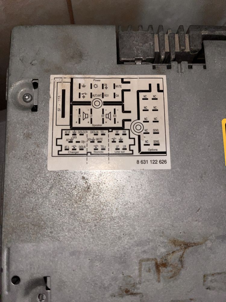 Radio auto Blaupunkt Amsterdam NAV 35E