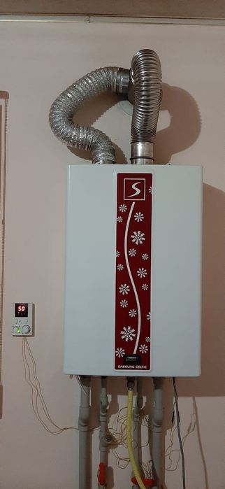 Газовый котёл жақсы состаянияда жердегі отын пешке ауыстыру себебімен