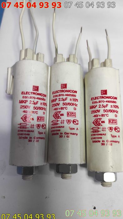condensatori nepolarizati 2.5uF 250v 6.5uF 250v testati cu ESR METRU