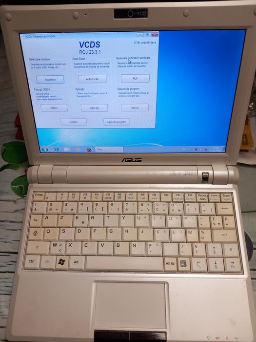 Tester auto vcds ro-en + laptop asus 10'
