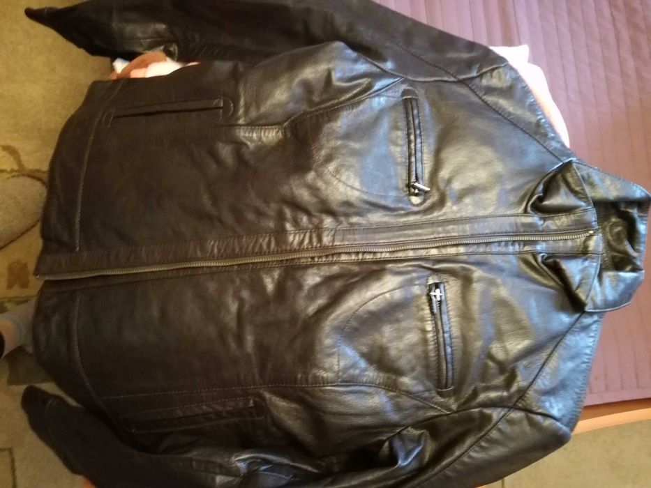 Куртка кожаная женская GEOX