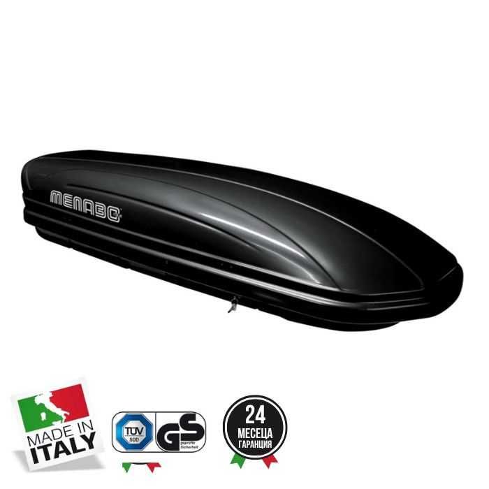 Автобокс Menabo Mania Duo 580L (черен)