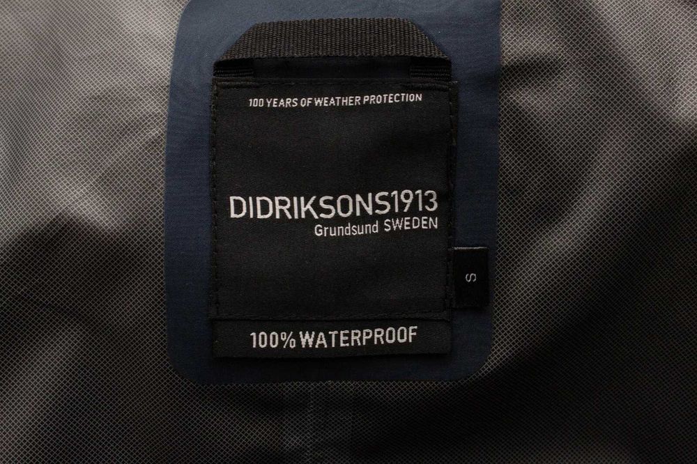 DIDRIKSONS Tiva мъжко яке водоустойчиво Storm System дъждобран S ново