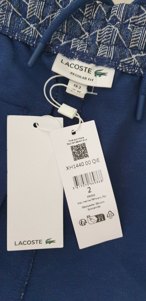 Lacoste Paris Monogram Sweatpant  2 - XS НОВО! ОРИГИНАЛ! Мъжко Долнище