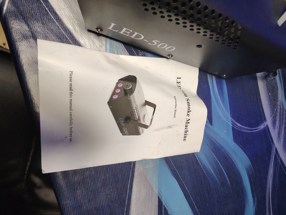 Mașină de fum cu lumini