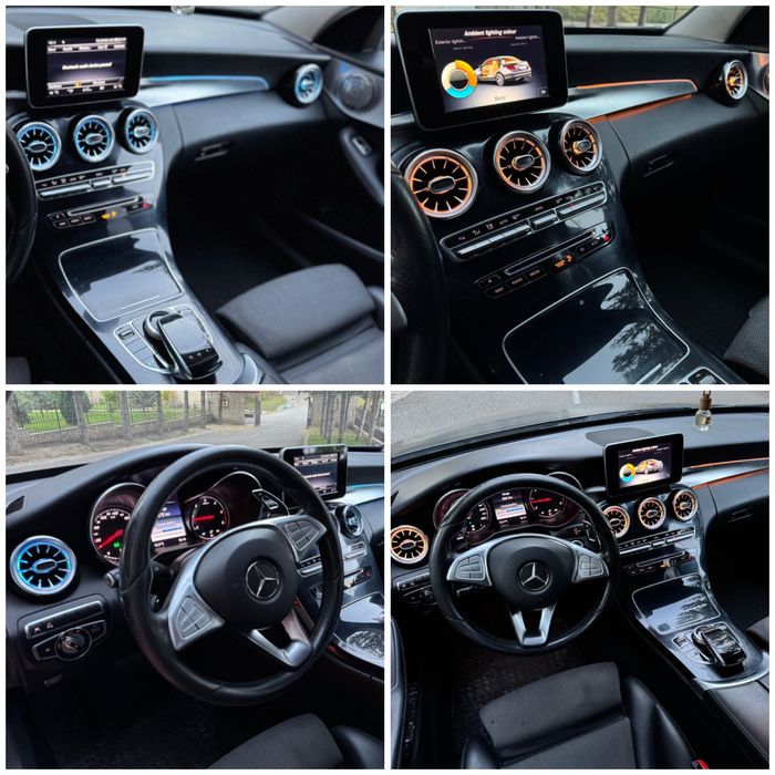 Mercedes C250 2018 204cp Gri mat de fabrica/9 G-tronic/Full led