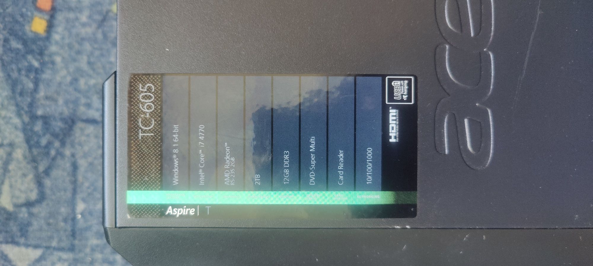Vand Computer Acer i7 4770 12Gb