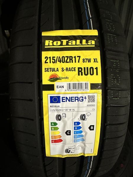 Нови Летни Гуми Rotalla Setula S-Race Ru01 215/40R17 87W Xl Нов Dot