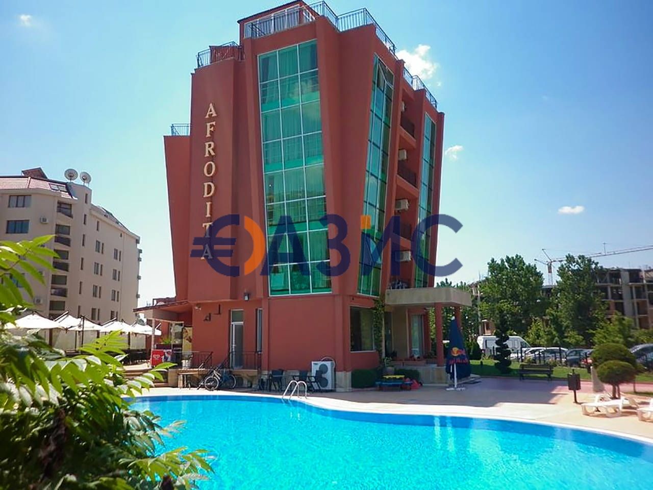 Студио в комплекс Афродита 1, 32 кв. м., висок партер, Слънчев бряг,