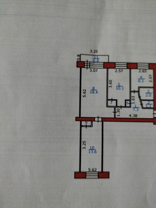 Продам 3-х комнатную квартиру в г. Риддер