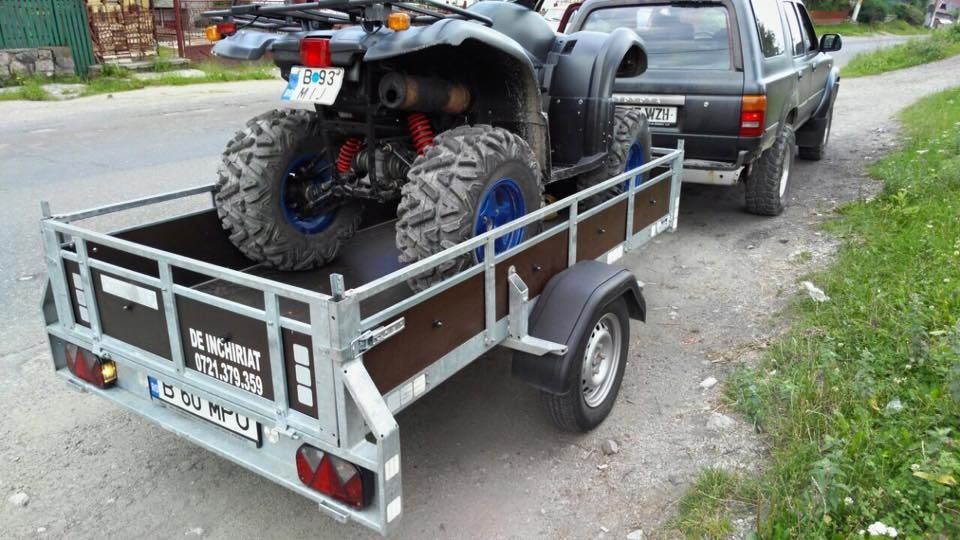 Remorca 750kg 2,5m de inchiriat