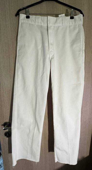 Pantaloni Dickies 874, regular fit, alb, marimea 32x32.