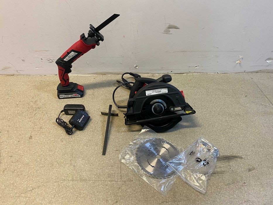 Циркуляр ръчен Ø185mm 1300W RD-CS31 /	R20 Трион саблен quick 1x2Ah