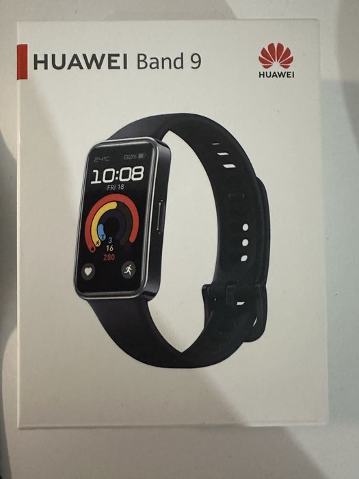 Huawei Band 9 Bratara Fitness,Starry Black Fluoroelastomer Strap