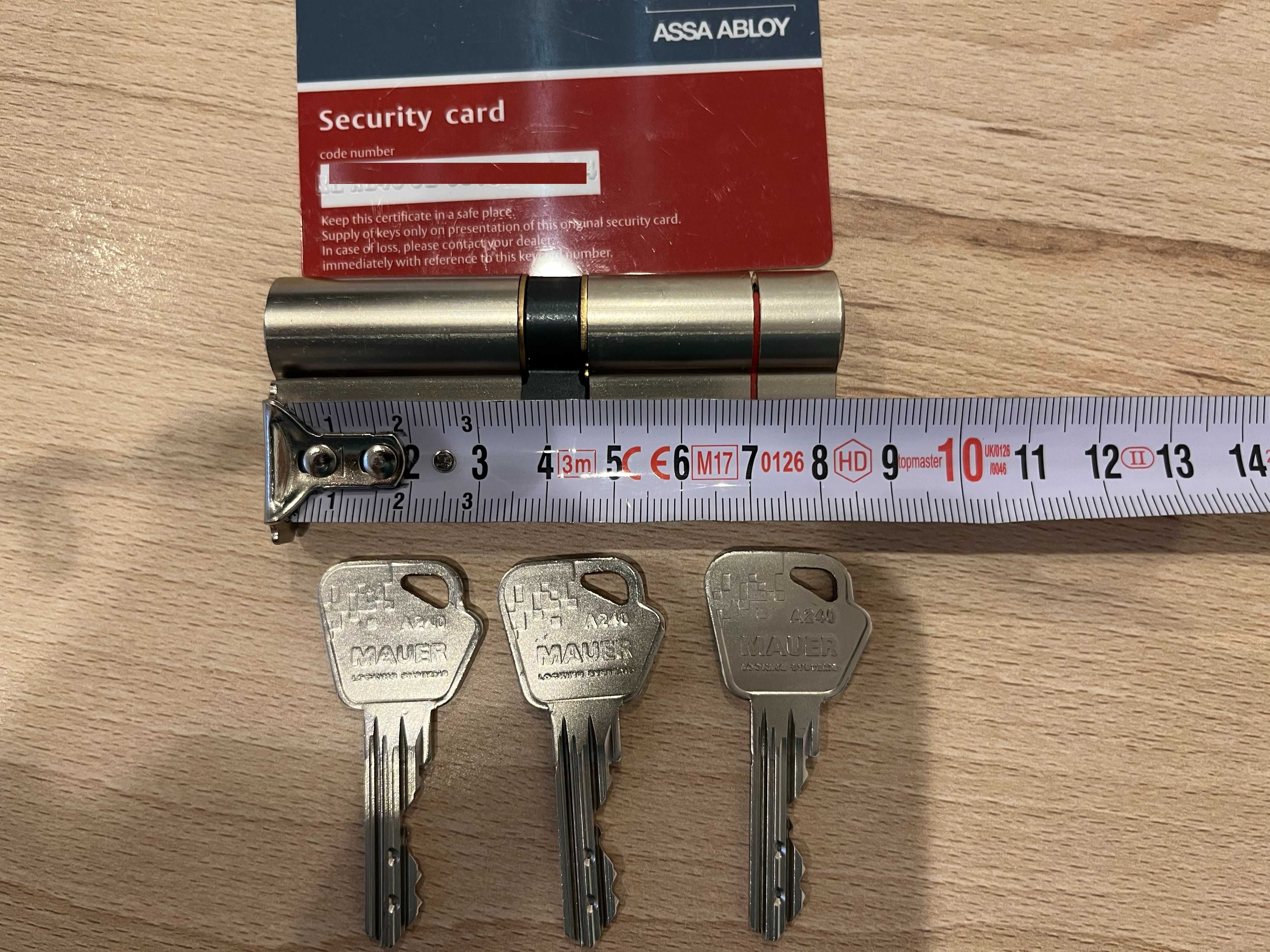 Секретен патрон Mauer Assa Abloy 82mm
