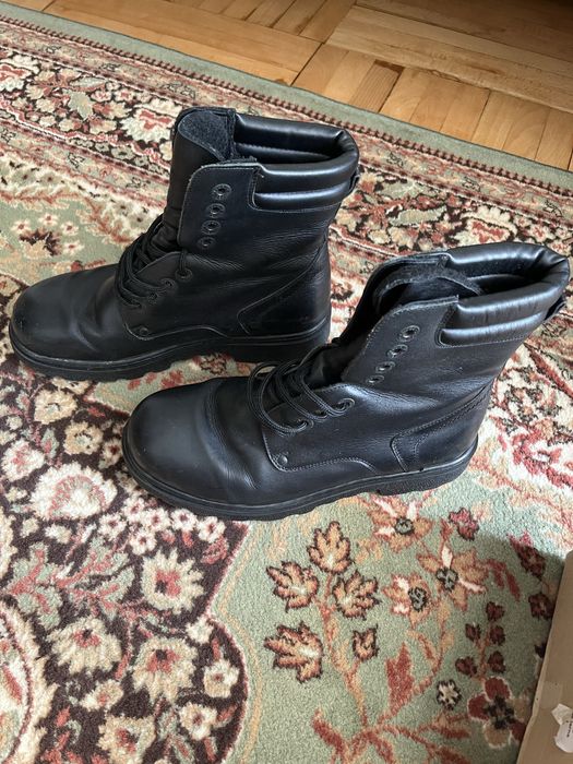 Ghete de piele naturala imblanite Politia Romana