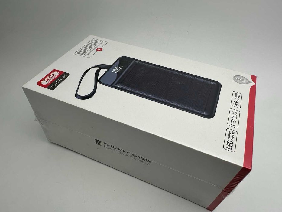 Батерията е нова, на Xo, капацитет 80 000mAH нова