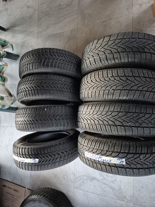Vând cauciucuri 195/65/15 M+S 2 seturi diferite imp Germania