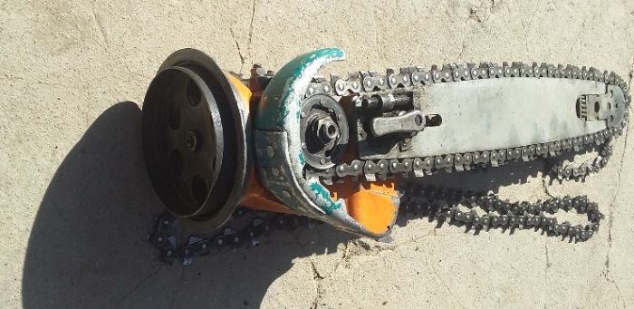 редуктор с полотном и цепью,коленвалы для бензопилы Дружба-4