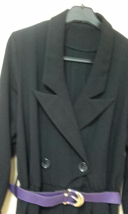 Salopeta neagra cu pantalon scurt 38