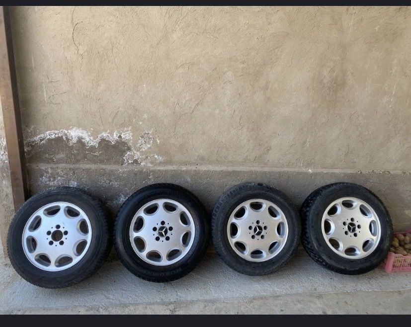 Диски мерседес ромашка шины зимний R16