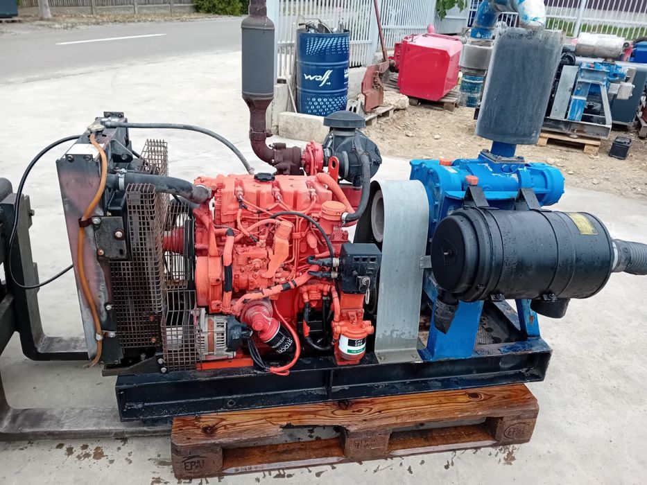 Compresor Silo acționat de motor diesel