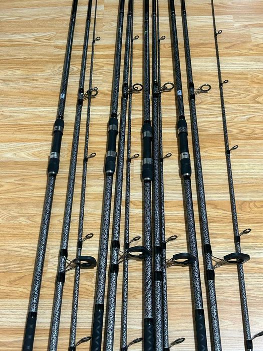 SET 4 Lansete Crap Diamant Alb 3.60 4.0Lbs din 3 Tronsoane
