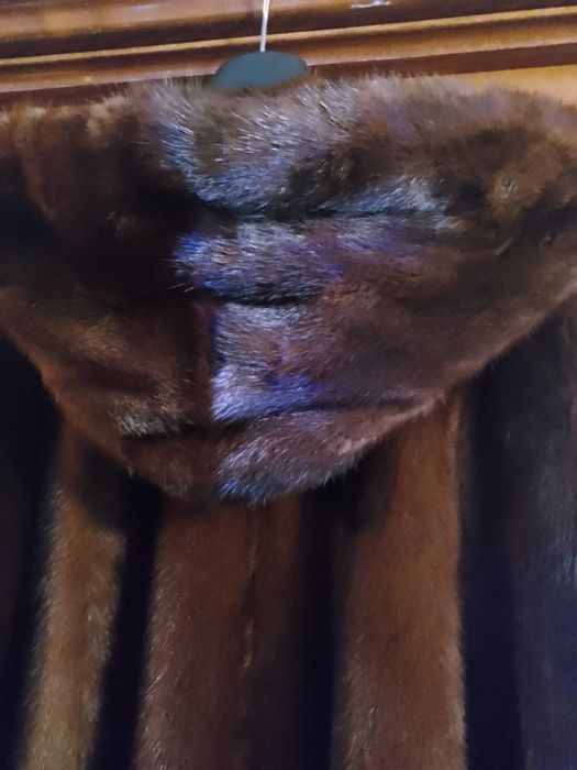 Haină blană vizon-IMPECABILA