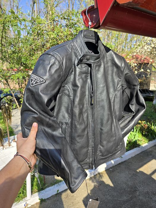 Geaca moto piele noua S-M HIDE OUT UK