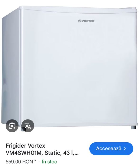 Frigider mic vortex ca nou