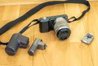 Sony NEX-3 kit + 18-55mm + blitz - Camera foto mirrorless -19000 cadre