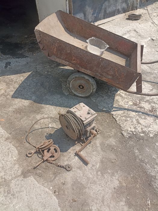 Лебедка ручная, троссовая