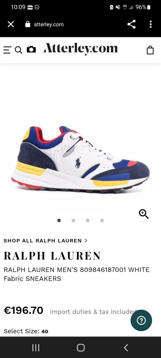 Polo Ralph lauren sneakers