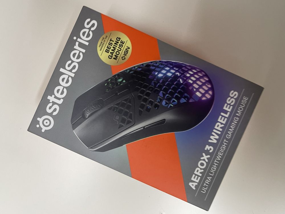 Mouse gaming wireless steelSeries aerox 3