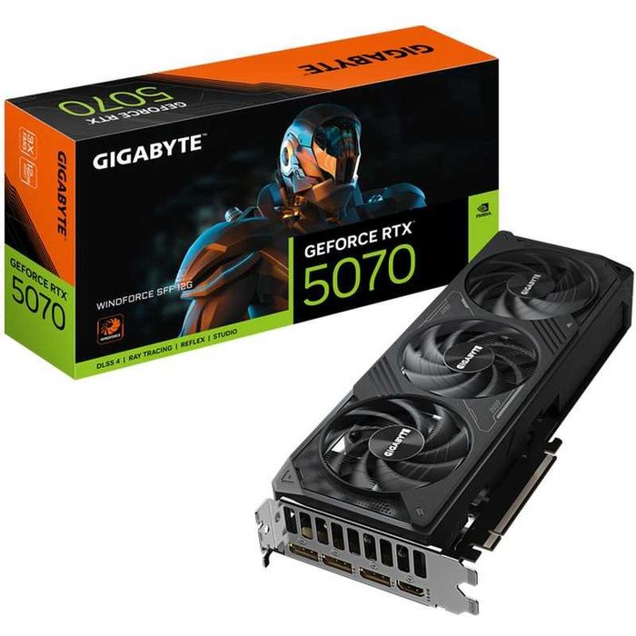 Placa video Gigabyte Windforce OC Sff NVIDIA GeForce RTX 5070 12GB