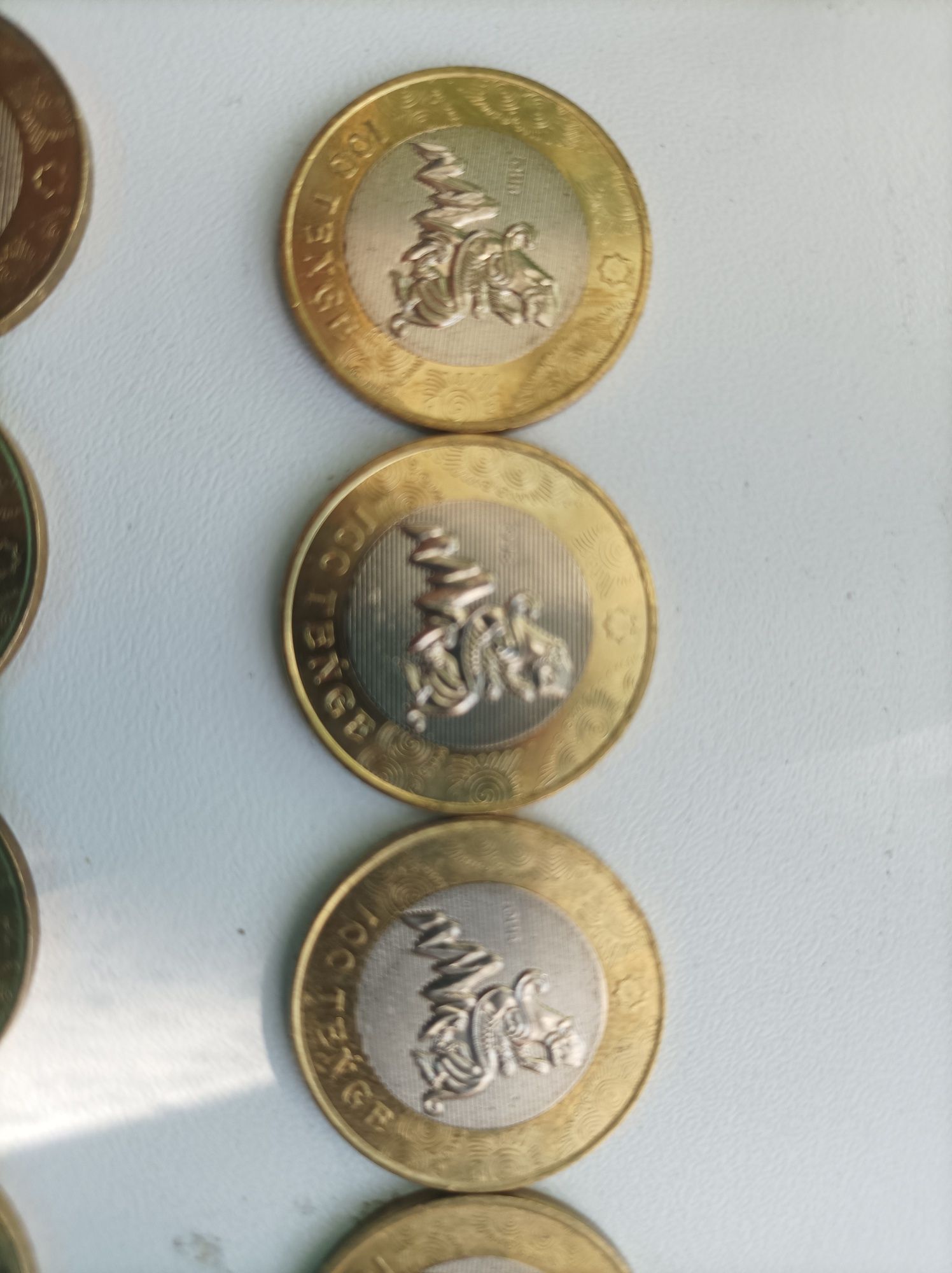 Разные Монеты по 100 тенге лимитированные