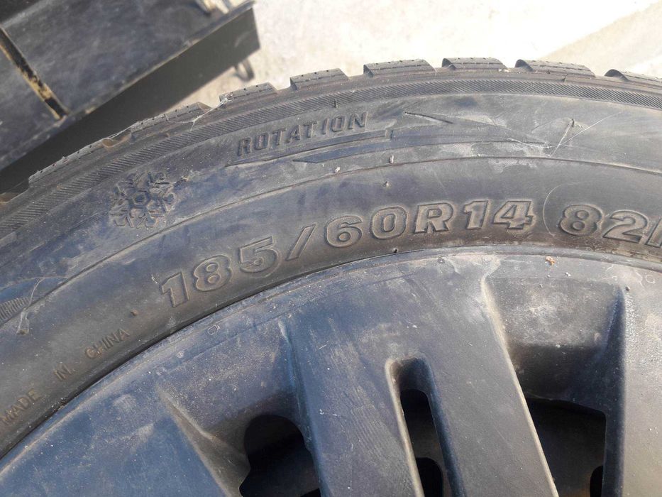 Зимни гуми с железни джанти