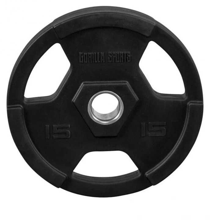 Disc profesional 50/51 mm Olimpic cu Grip 15 KG Gorilla Sports
