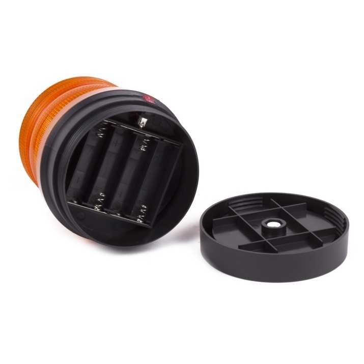 LED Аварийна Сигнална Лампа 12V – Безжична на батерии, с магнит, блиц