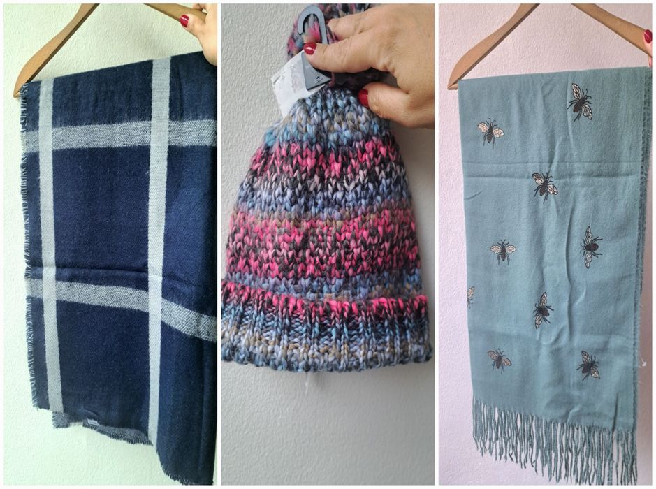 Шалове и зимна шапка