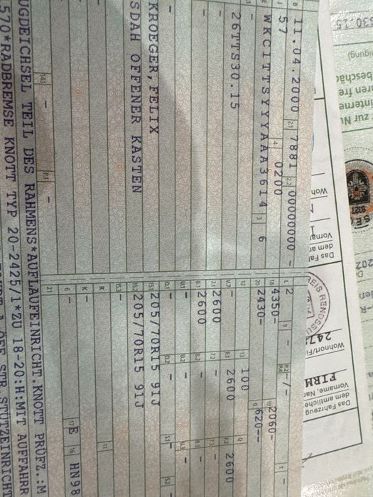 Remorca utilaje 2600kg