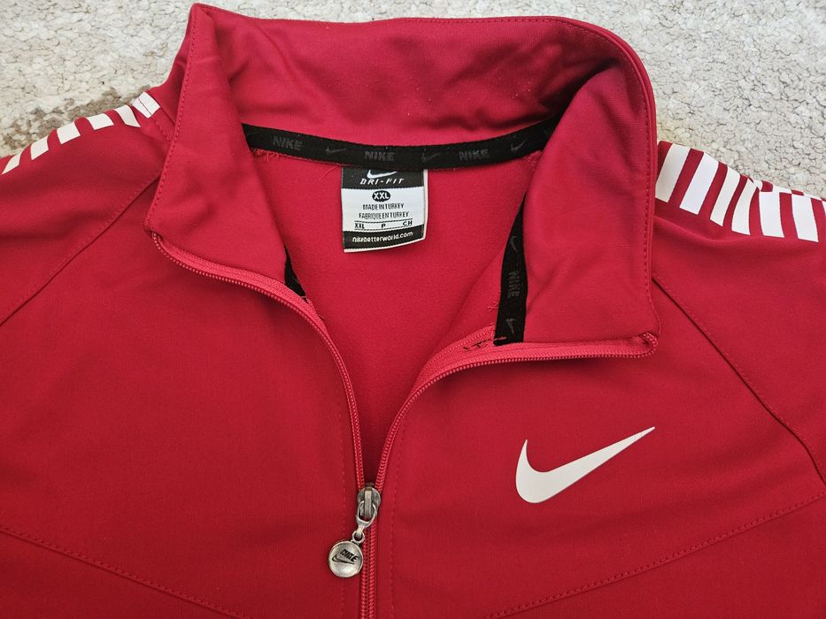 NIKE XL Мъжки спортен комплект червено/Бордо и черно