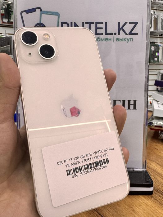 Iphone 13 128gb 80% Pintel.kz