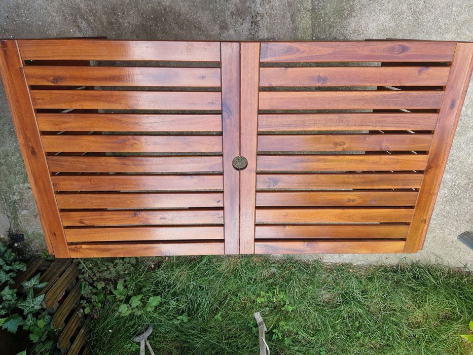 masa de gradina extensibila din lemn