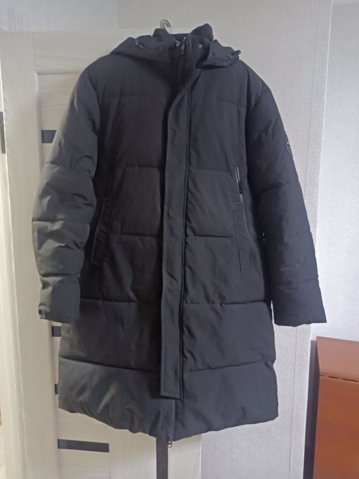 Пуховик длинный мужской