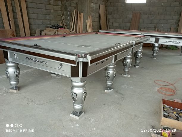 Bilyard doskasi, billiard stoli, бильярдные стол, 3.60sm ga 1.80sm.