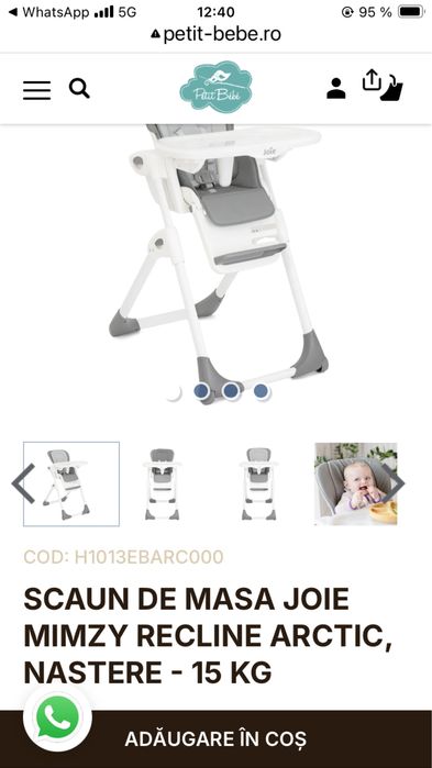 Scaun de masa cu inclinatie