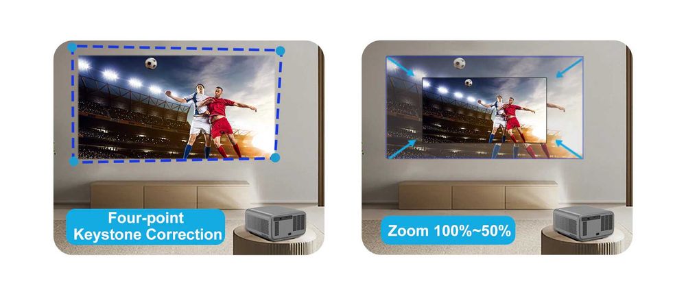 Videoproiector Everycome Cubelite MAX 3GB / 128GB Android12, 2025 NOU