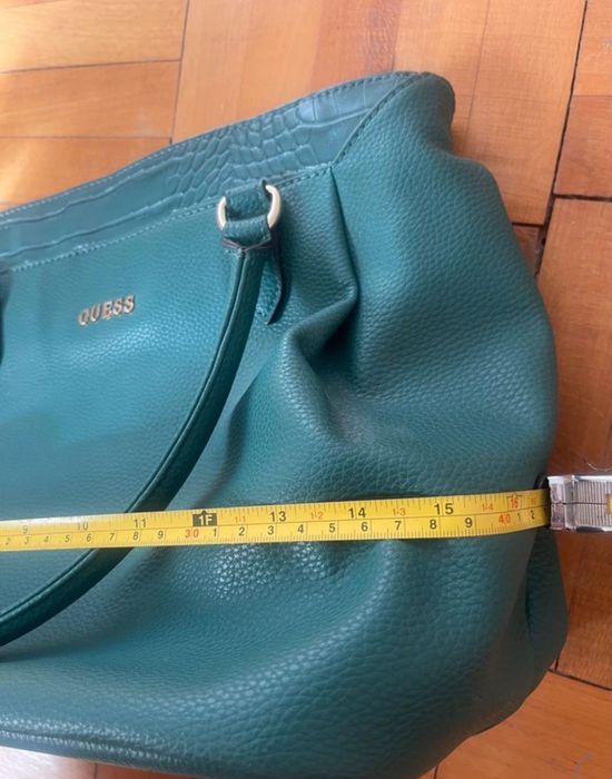 Geanta mare originala Guess turcoaz