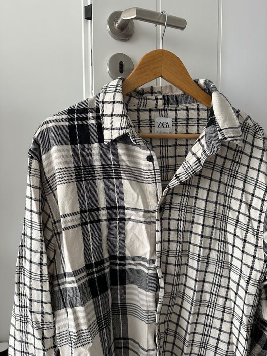 Cămașă în carouri, barbati, Zara, XL